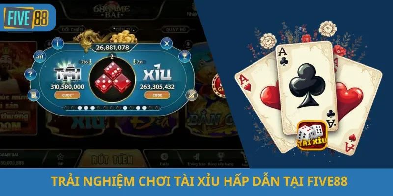 Tài xỉu Five88 đang trở thành một trong những trò chơi cá cược được yêu thích nhất tại Việt Nam nhờ vào sự hấp dẫn, dễ chơi và cơ hội thắng thưởng cao.